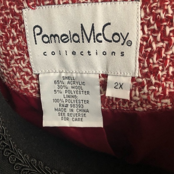 Pamela McCoy Wool-Blend Blazer Size 2X - Picture 2 of 8